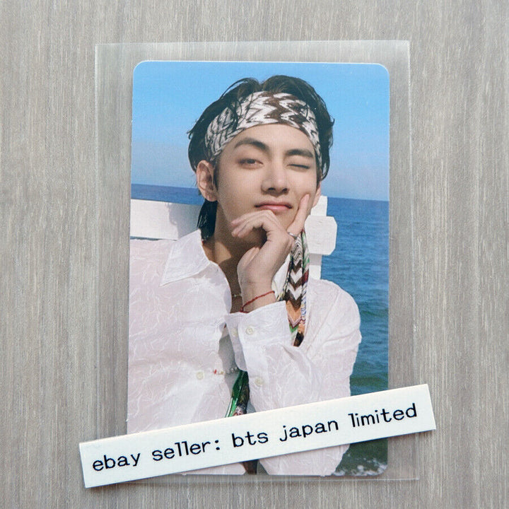 BTS V Butter Tarjeta fotográfica oficial Cream Peaches Club de fans Selfie PC Taehyun FC 