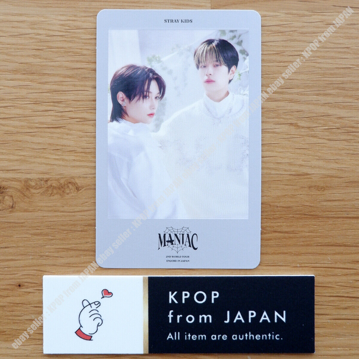 Official Stray Kids Japan Encore Photocard Maniac Tour deals Sound 2/25 Felix