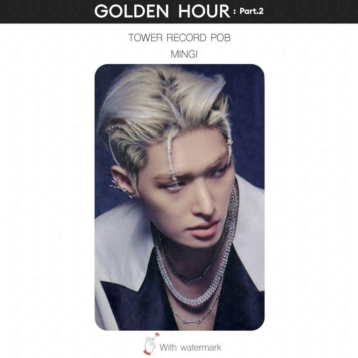 ATEEZ GOLDEN HOUR Part.2 JAPAN STORE BENEFIT POB PHOTOCARD JPFC UMS HMV pt2