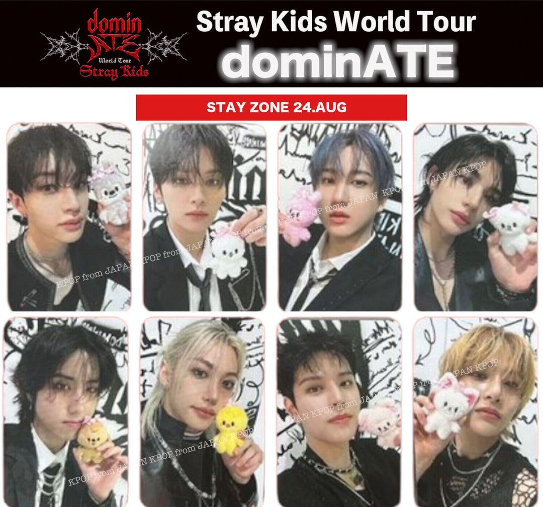 STRAY KIDS WORLD TOUR DOMINATE ATE SEOUL STAY ZONE PHOTOCARD SKZ SKZOO UNIT CAFE