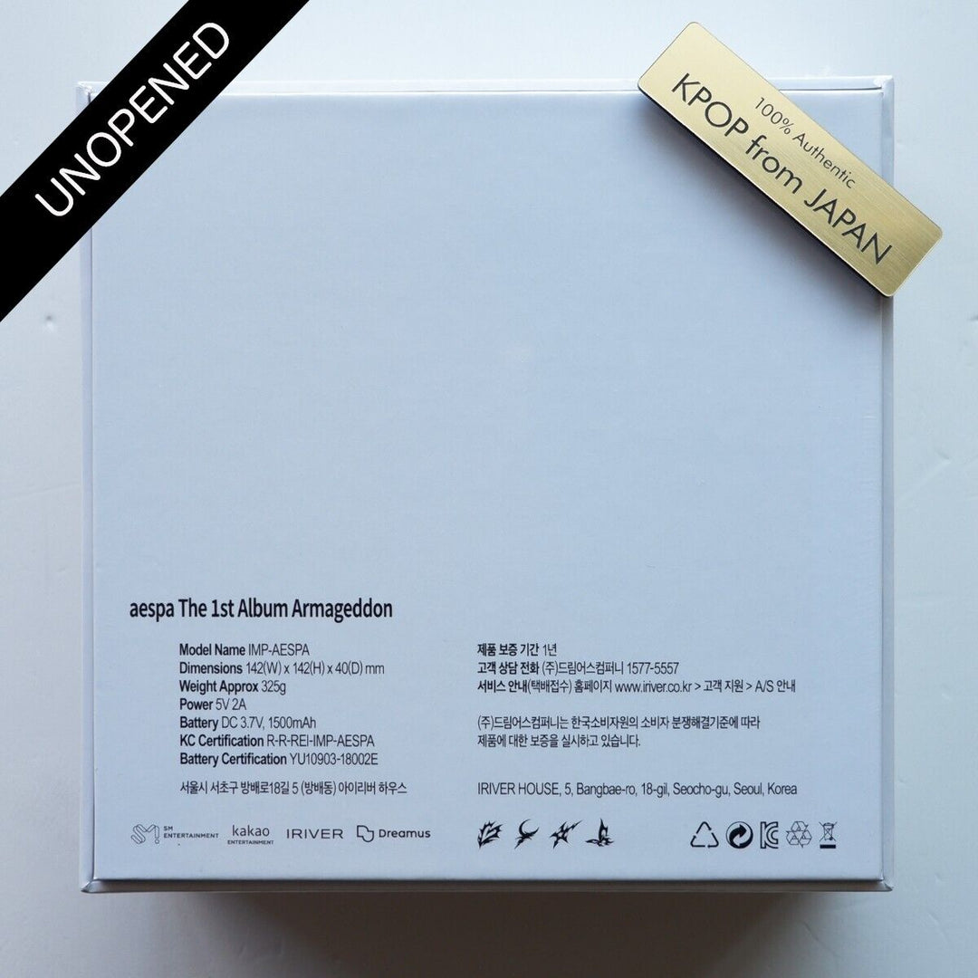 Unopened aespa The 1st Album Armageddon CDP Ver. Sealed Item