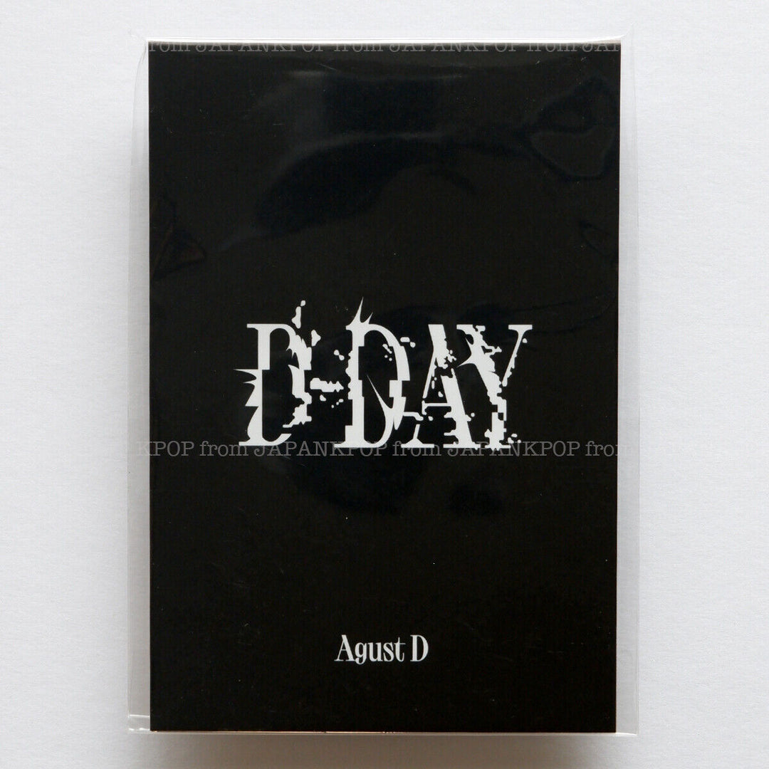 Agust D SUGA D-DAY Metallic Photo Card MINI PHOTO CARD Agust D ver. SUGA ver.