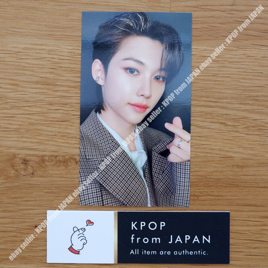 Felix Stray Kids THE SOUND Tarjeta fotográfica oficial JAPAN POB FC Fanclub Tarjeta fotográfica PC 