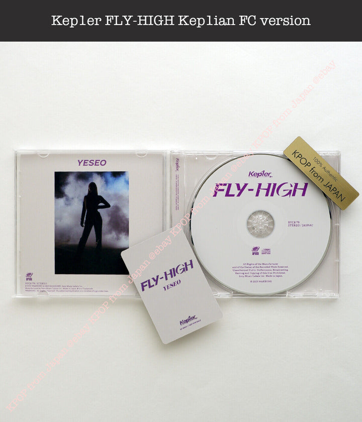 Kep1er FLY HIGH Official Kep1ian ver. CD + Photocatd JPFC Fan club FLY-HIGH