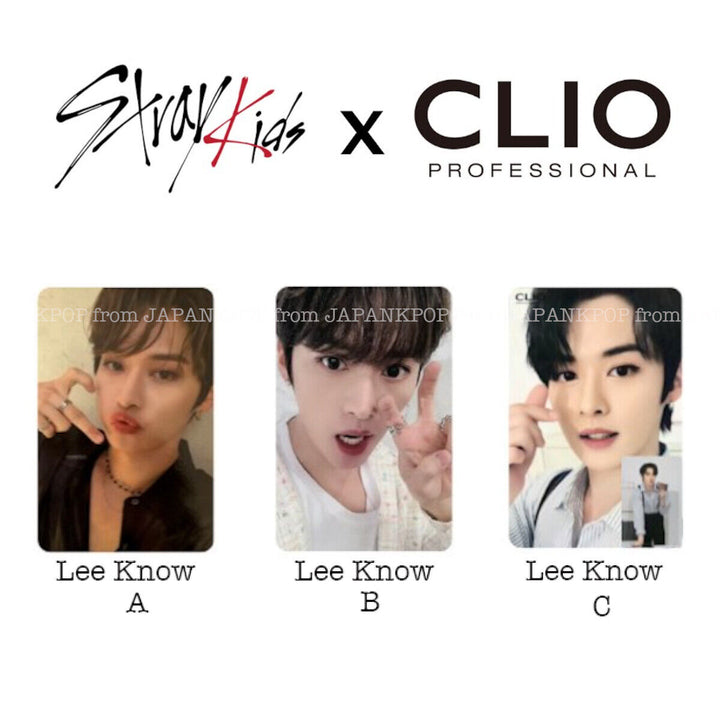 Stray kids CLIO Official Photo card Bang chan Lee know Han Felix seungmin I.N