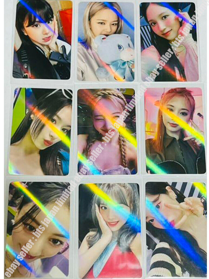 Tarjeta fotográfica de DOS VECES entre 1 y 2 conmuu Momo Mina Jihyo Sana Dahyun Chaeyoung Tzuyu 