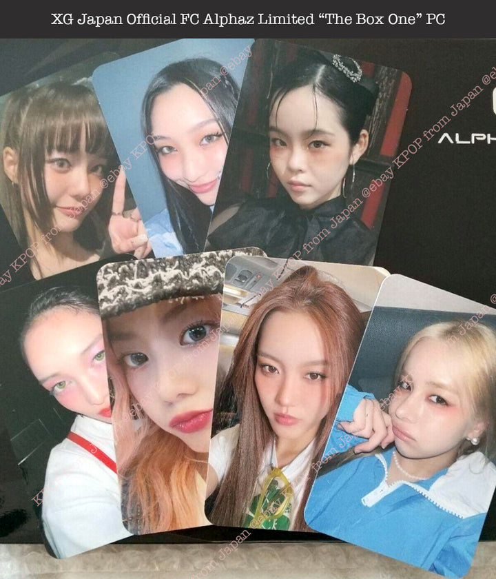 XG FC Alphaz The Box One Photocard Juria Hinata Jurin Cocona Harvey Maya