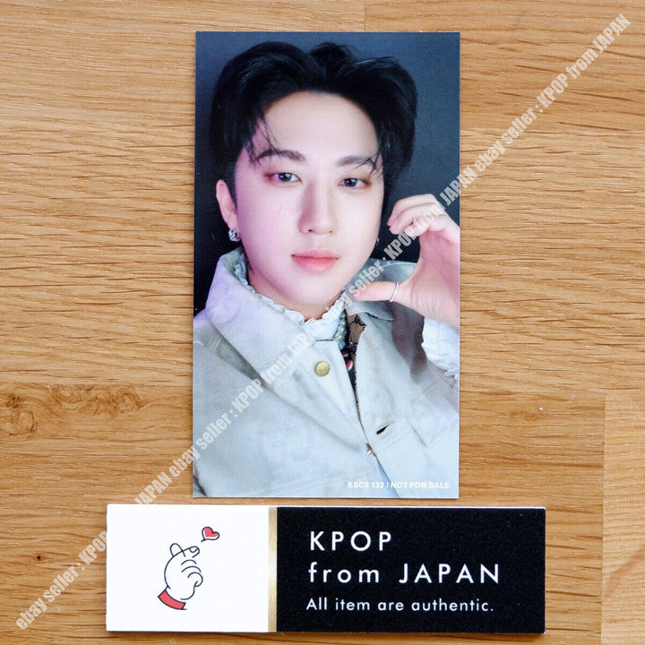 Changbin Stray Kids THE SOUND Tarjeta fotográfica oficial JAPAN POB FC Fanclub Tarjeta fotográfica 