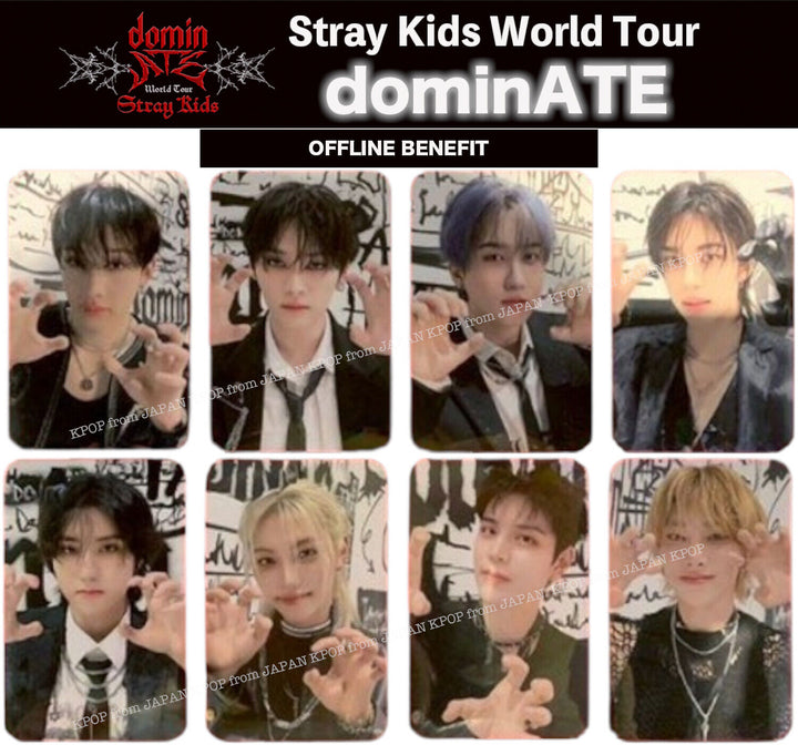 STRAY KIDS WORLD TOUR DOMINATE ATE SEOUL STAY ZONE PHOTOCARD SKZ SKZOO UNIT CAFE