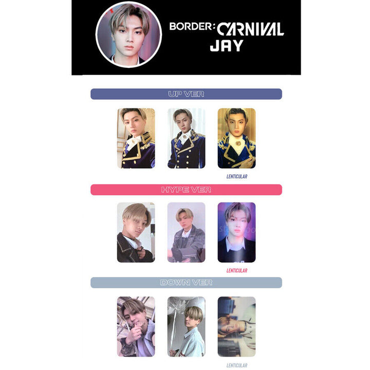 ENHYPEN JAY Official Photo card Border : Carnival Photocard PC