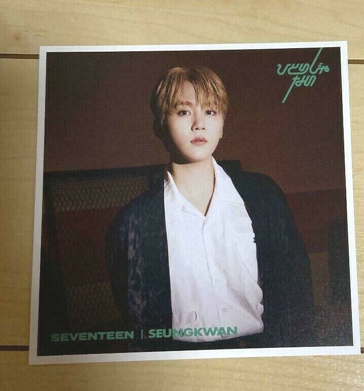 SEVENTEEN Seungkwan Official Photo card HITORIJANAI A B C D Normal CARAT PC