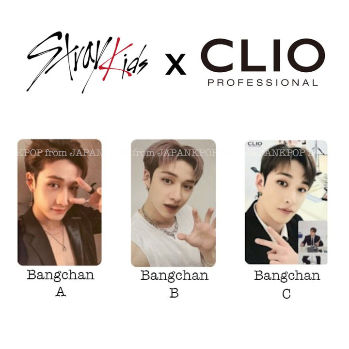 Stray kids CLIO Official Photo card Bang chan Lee know Han Felix seungmin I.N