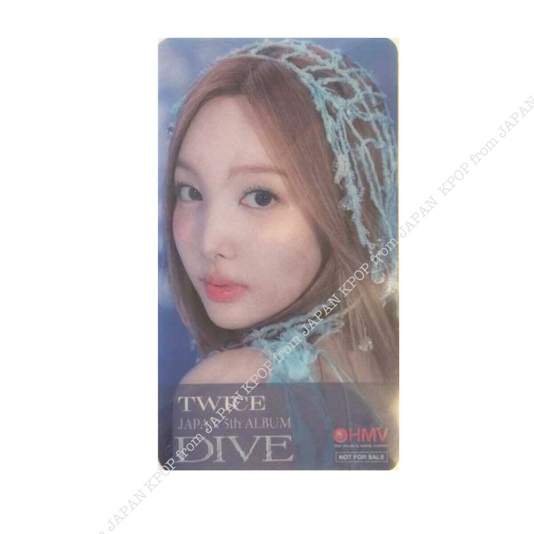 NAYEON TWICE Japan DIVE Photocard POB Tower record HMV ONCE SOLO Lucky draw FC