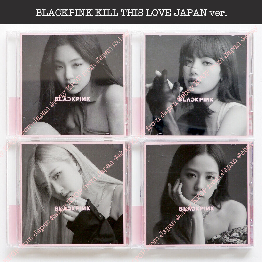 BLACKPINK KILL THIS LOVE Versión JP CD Tarjeta fotográfica oficial Jisoo Rose Jennie Lisa 