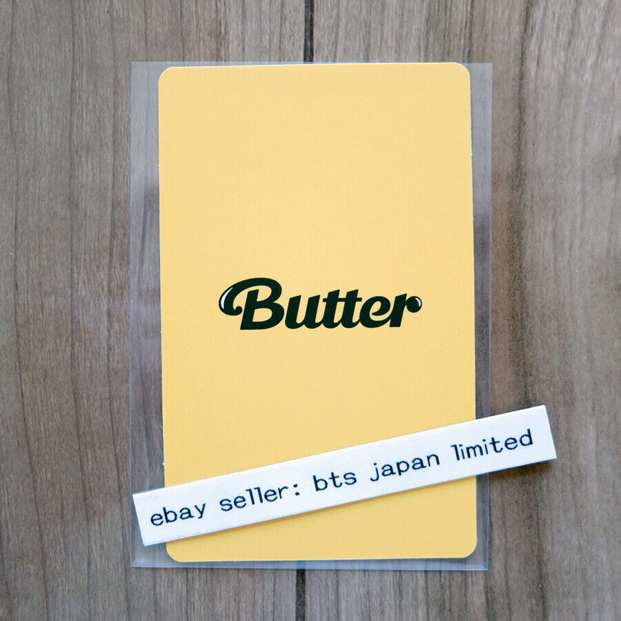 BTS JIN Butter Official Photo card Cream Peaches Fan club Selfie PC