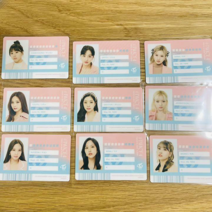 TWICE TWICE4 Official Photocard PC Momo Mina Jihyo Sana Jeongyeon Tzuyu Dahyun