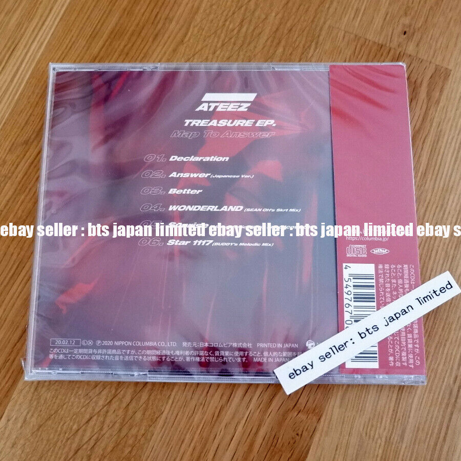 ATEEZ OFFICIAL TREASURE EP. Map To Answer A , Z CD