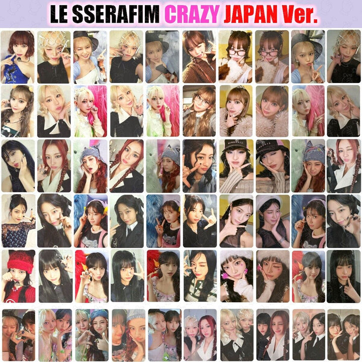 LE SSERAFIM CRAZY JAPAN ver. ALBUM POB LUCKY DRAW PHOTOCARD WEVERSE UMS HMV UNIT