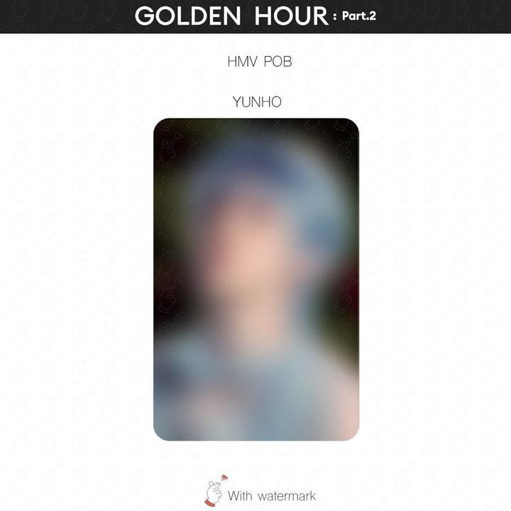 PRE ATEEZ GOLDEN HOUR Part.2 JAPAN STORE BENEFIT POB PHOTOCARD JPFC UMS HMV pt2