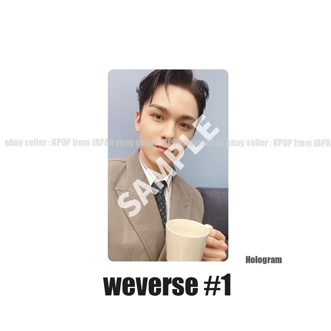 VERNON SEVENTEEN FML POB tarjeta fotográfica CARAT weverse UMS HMV Torre R 