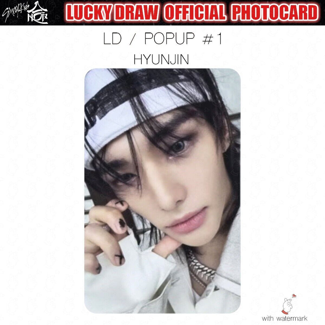 PRE STRAY KIDS HOP LUCKY DRAW SOUNDWAVE POP-UP OFFICIAL PHOTOCARD POLAROID POPUP