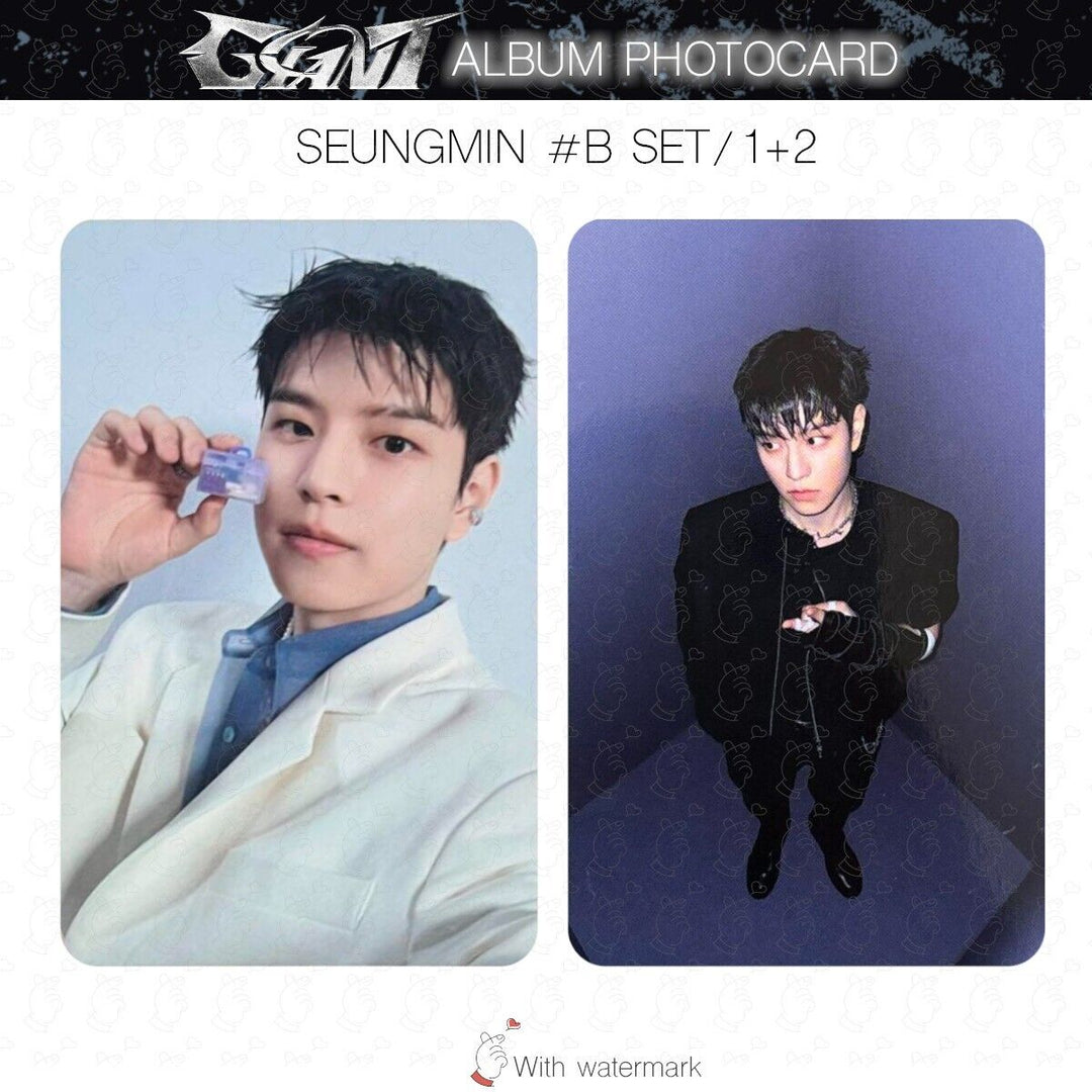 SEUNGMIN STRAY KIDS GIANT JAPAN ALBUM PHOTOCARD POB LUCKY DRAW SOLO SONY