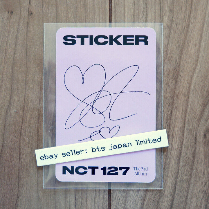 NCT 127 Taeyon Sticker Official Photocard Photo card PC NCT127