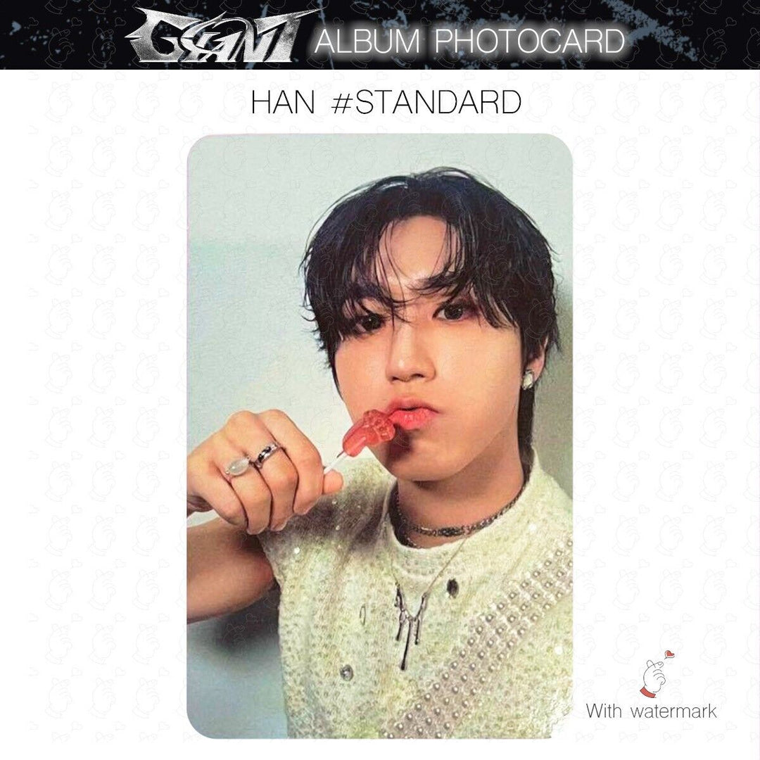 HAN STRAY KIDS GIANT JAPAN ALBUM PHOTOCARD POB LUCKY DRAW SOLO SONY