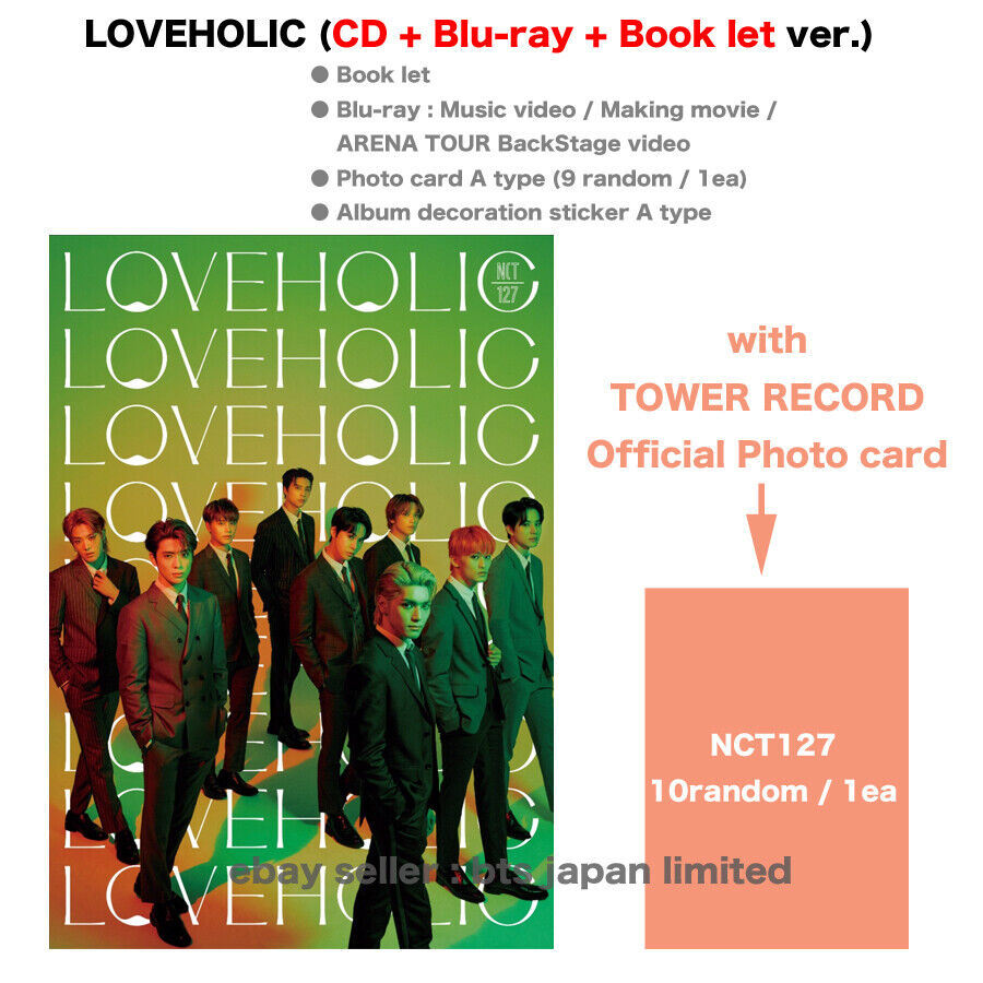 NCT 127 LOVEHOLIC + Beneficio TOWER RECORDS TAEYONG HAECHAN YUTA JAEHYUN JOHNNY