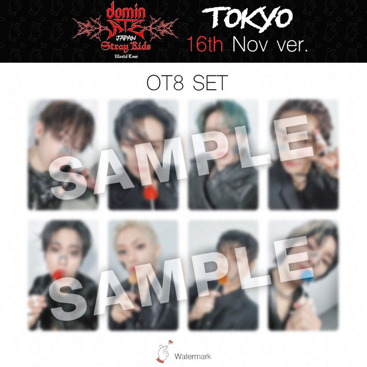 Stray Kids Tour dominATE JAPAN TOKYO OSAKA Date limited photocard GIANT