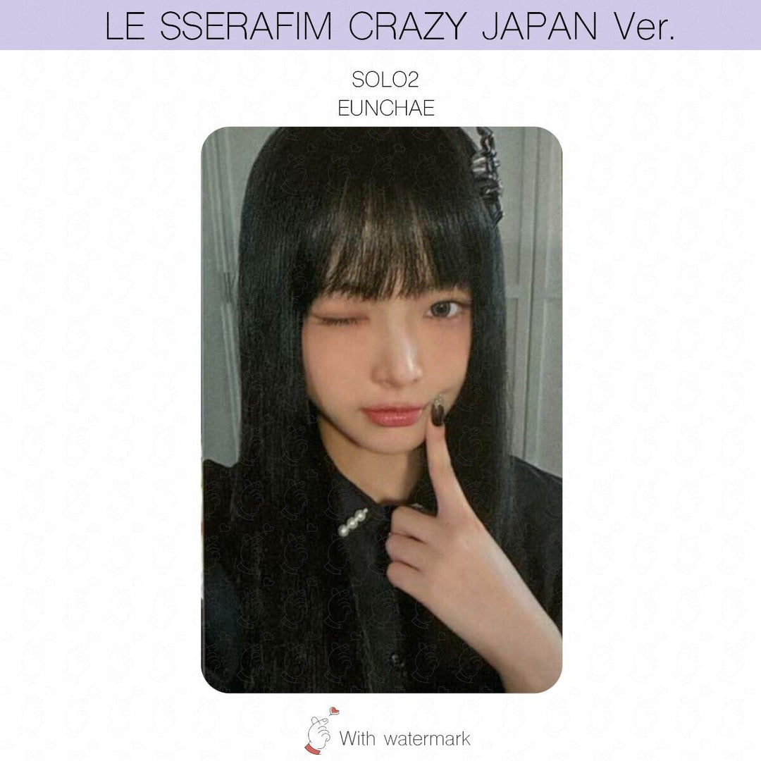 LE SSERAFIM CRAZY JAPAN ver. ALBUM POB LUCKY DRAW PHOTOCARD WEVERSE UMS HMV UNIT