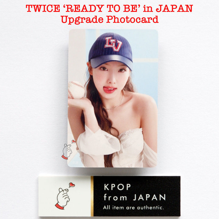 DOS VECES LISTO PARA ESTAR EN JAPÓN Tarjeta fotográfica con beneficio de actualización mina sana momo nayeon jihyo 