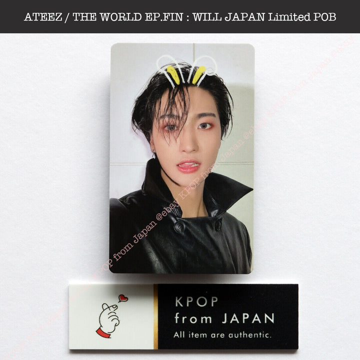 ATEEZ THE WORLD EP.FIN : WILL Japan POB Official Photocard Tower record HMV JPFC