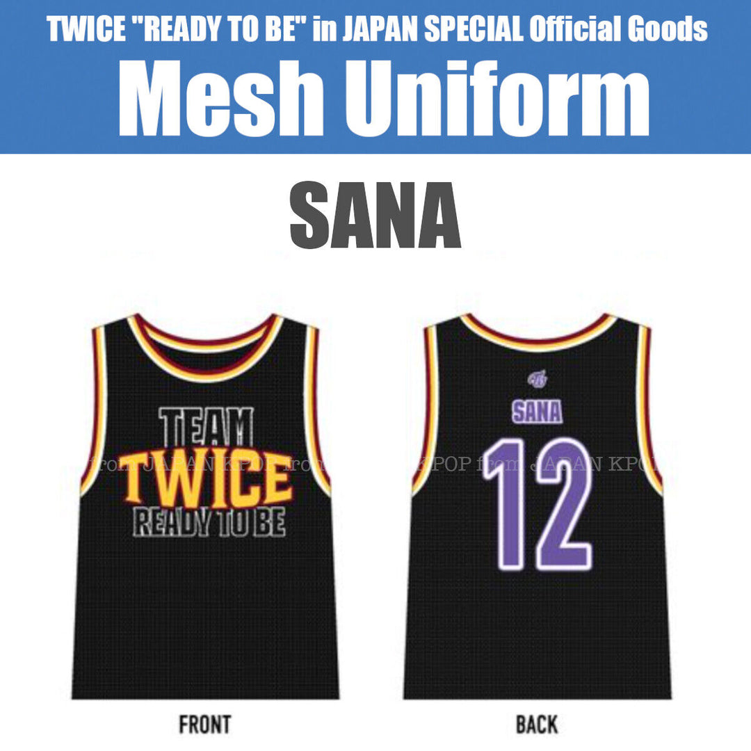 PRE TWICE 5TH WORLD TOUR 'READY TO BE' in JAPAN SPECIAL Official MD Mesh Uniform