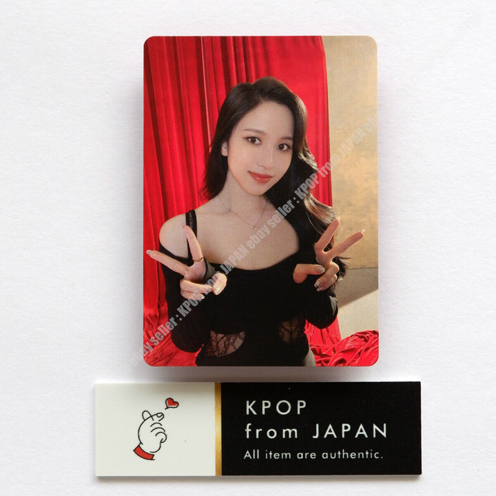 MINA Masterpiece MISAMO Tarjeta fotográfica oficial del sorteo de la suerte Japón 1er álbum TWICE 