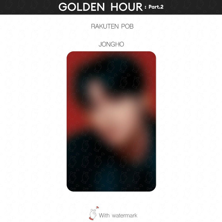 PRE ATEEZ GOLDEN HOUR Part.2 JAPAN STORE BENEFIT POB PHOTOCARD JPFC UMS HMV pt2