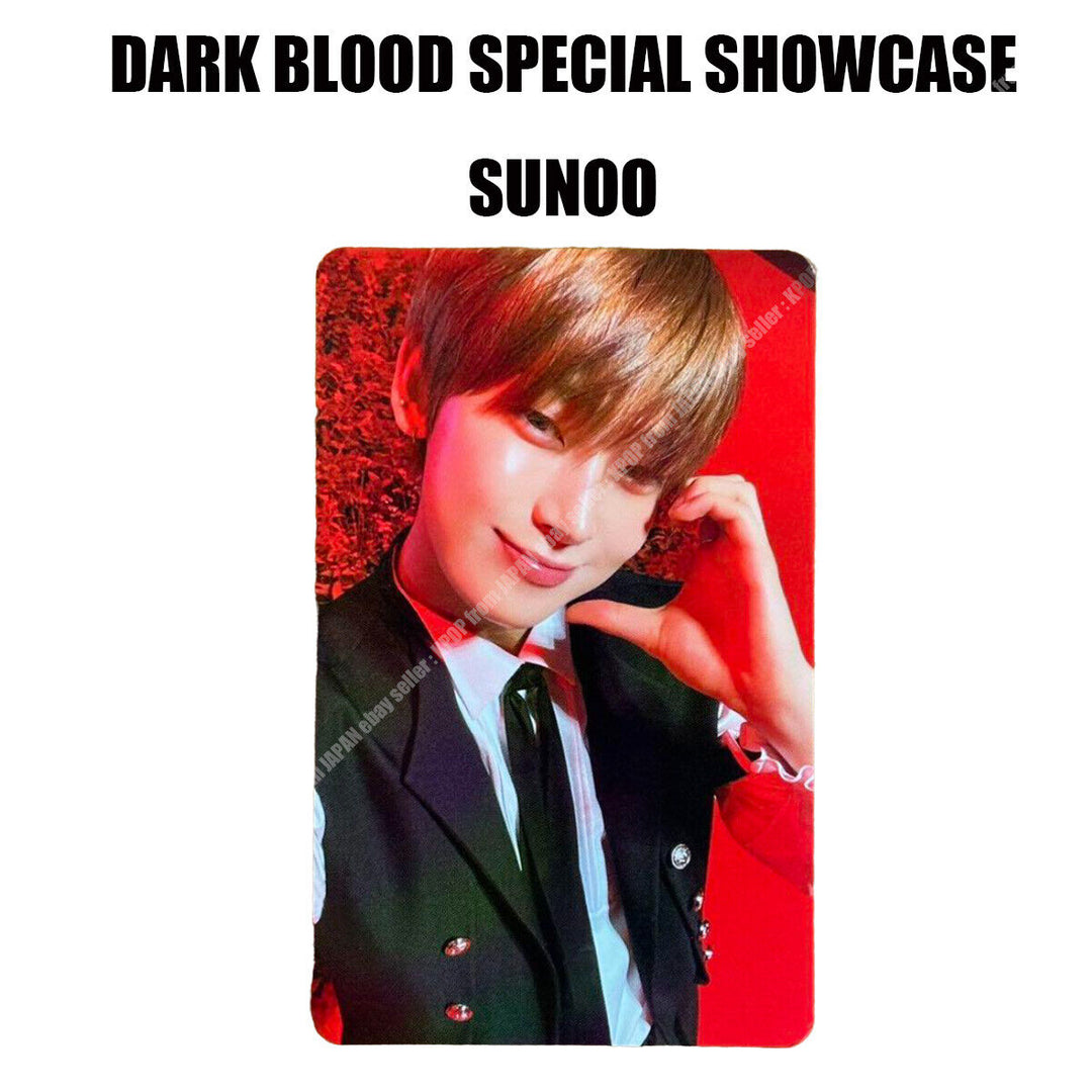 ENHYPEN DARKBLOOD SHOWCASE Tarjeta fotográfica oficial JUNGWON SUNGHOON HEESEUNG SUNOO 