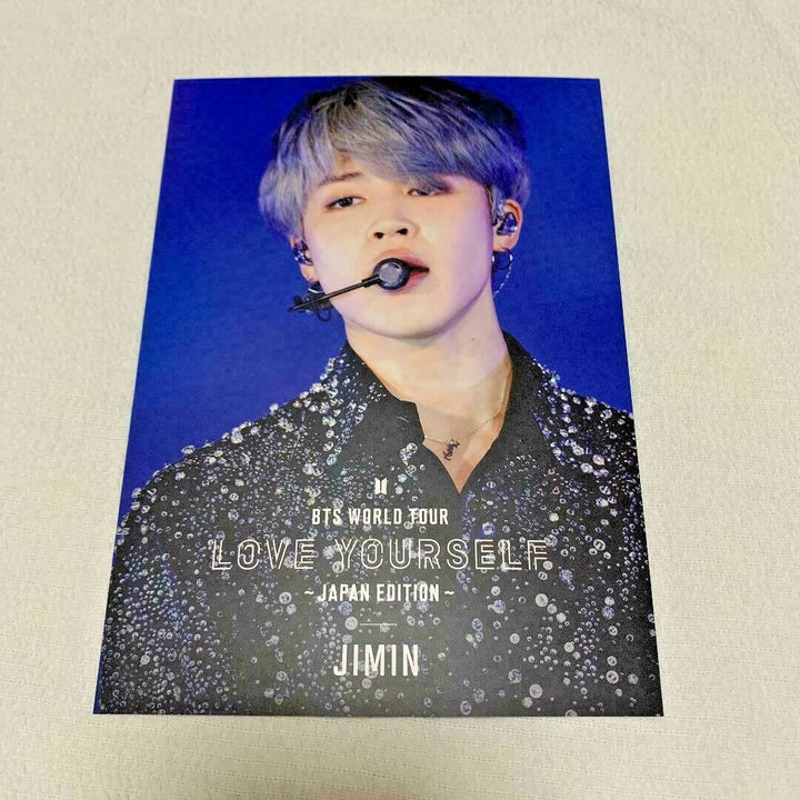 Beneficio de Blu-ray de tarjeta de fotografía oficial de BTS - TOUR MUNDIAL LOVE YOURSELF JAPAN - 