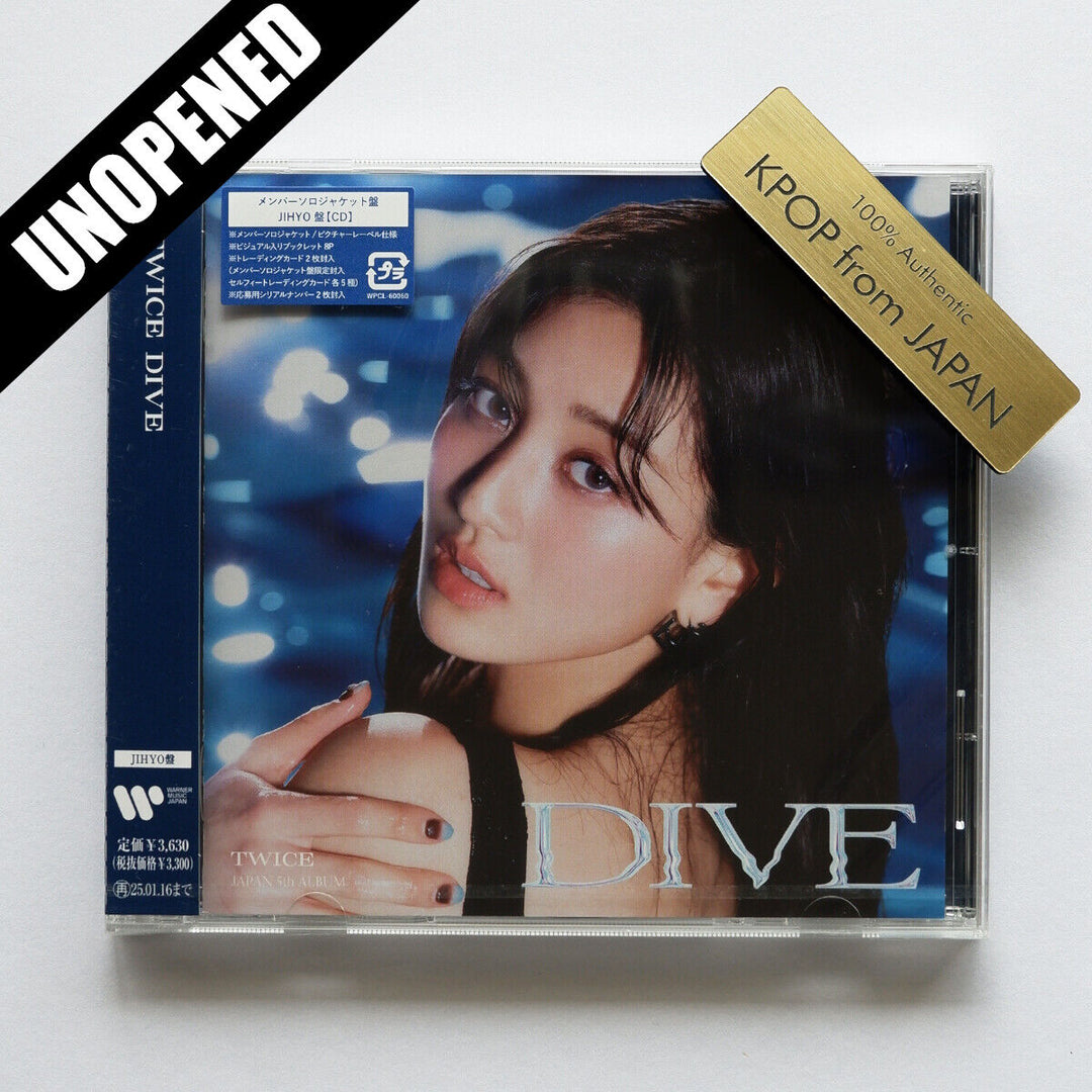 UNOPENED TWICE Japan Album DIVE Limited A B ONCE SOLO CD JPFC Photocard