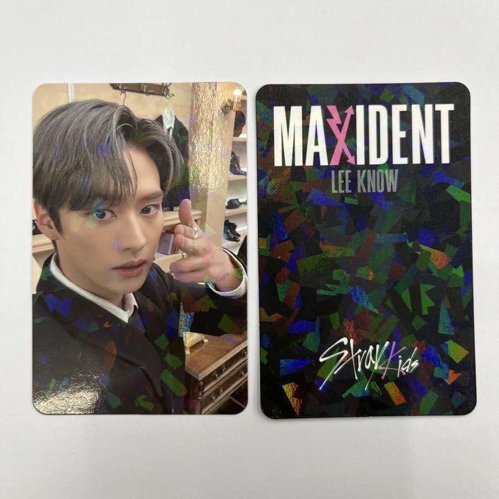 Stray Kids MAXIDENT SOUNDWAVE Photocard Hyunjin Felix Han Lee Know Bang chan