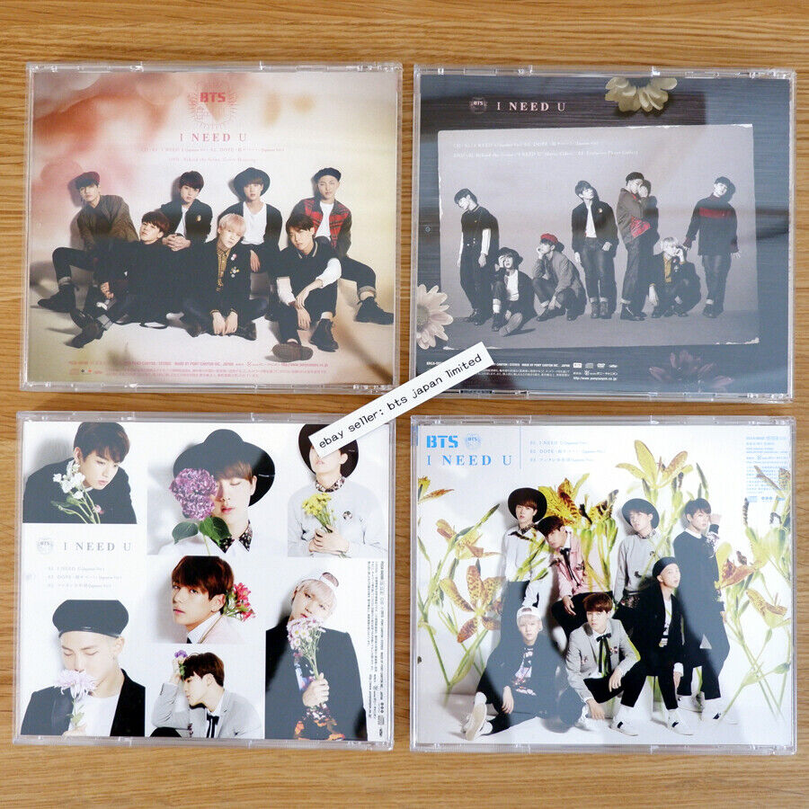 BTS I NEED U Japanese Ver. HMV , Pony Canyon , 1st Limited Edition CD DVD