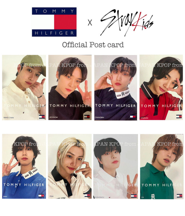 Stray kids TOMMYHILFIGER Japan exclusive Event official Postcard StrayKids