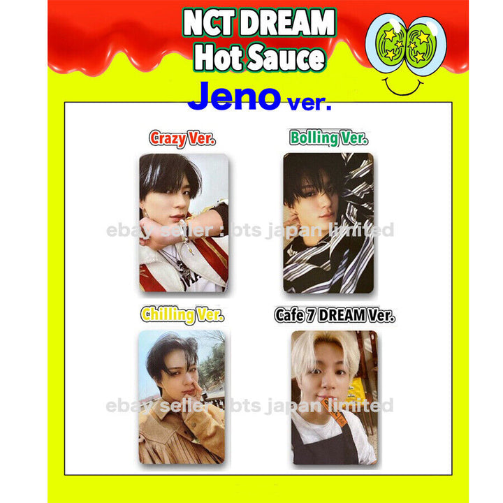 NCT DREAM Hot Sauce Jeno Official Photo card PC Crazy Bolling Chilling Cafe 7