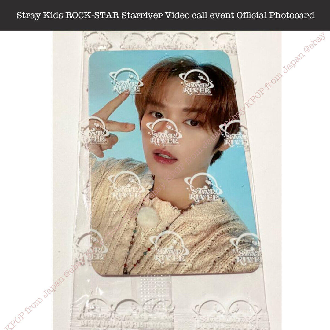 Stray Kids ROCK-STAR Starriver Video call event Official Photocard China