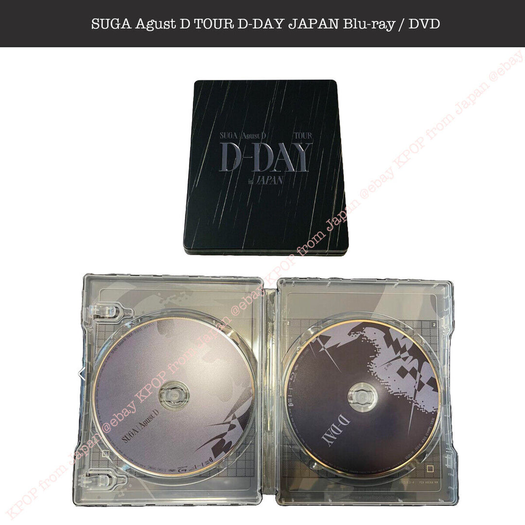 USED SUGA Agust D TOUR D-DAY JAPAN Official Blu-ray or DVD ONLY Nothing else