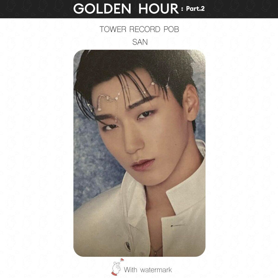 ATEEZ GOLDEN HOUR Part.2 JAPAN STORE BENEFIT POB PHOTOCARD JPFC UMS HMV pt2