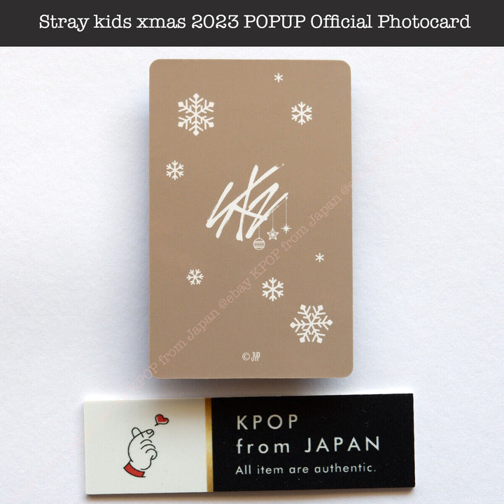 Stray kids 2023 Xmas POPUP Japan limited Official Photocard