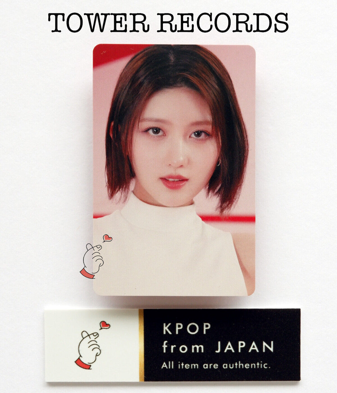 IVE WAVE Japón POB Lucky Draw tarjeta fotográfica oficial Registro de la Torre HMV WONYOUNG YUJIN 