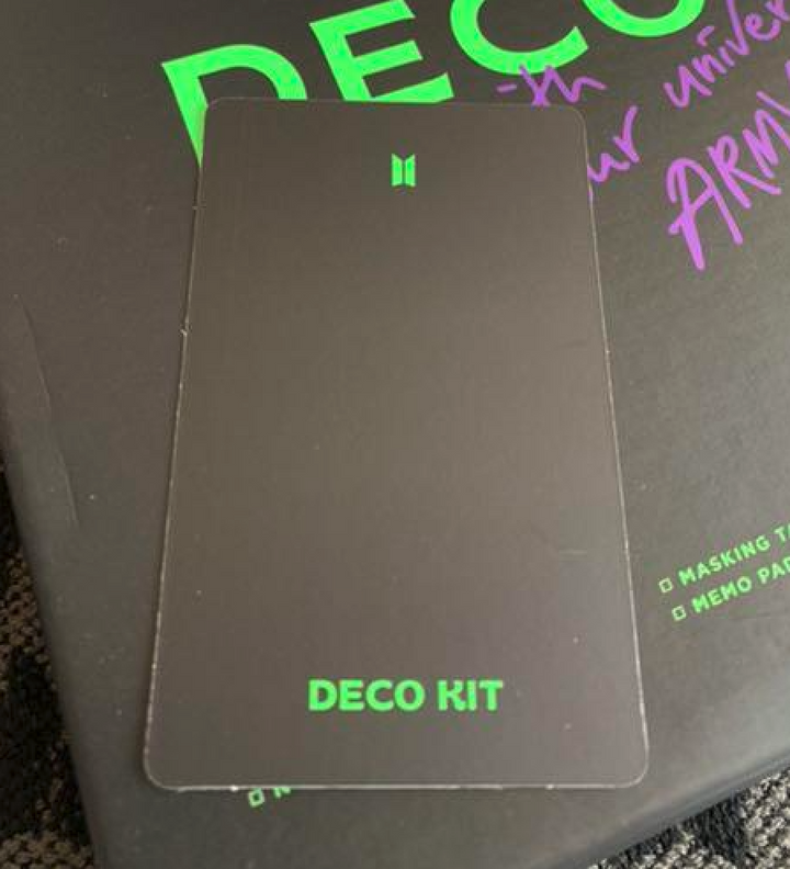 BTS Jungkook DECO KIT Cámara instantánea aleatoria Impresión a doble cara Photocard PCS 