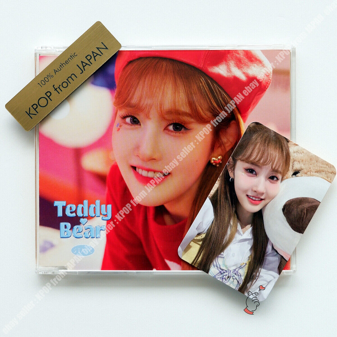 STAYC Teddy Bear Versión japonesa Tarjeta fotográfica oficial SUMIN SIEUN ISA SEEUN YOON J 